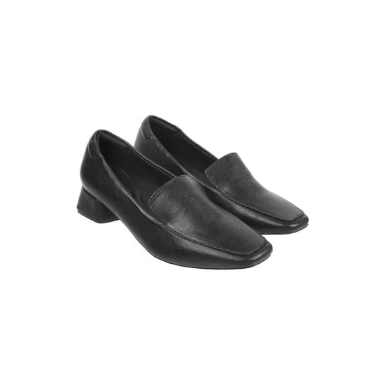 Women Black Formal Slip Ons