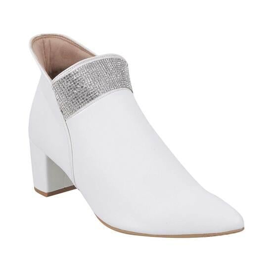 Women White Party Boots