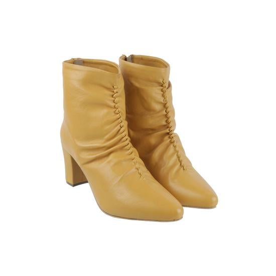 Women Yellow Party Boots