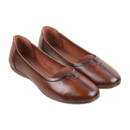 Women Rust Casual Ballerinas