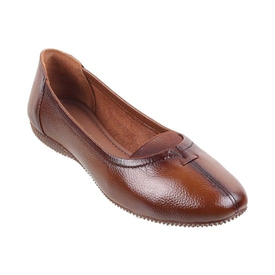 Women Rust Casual Ballerinas