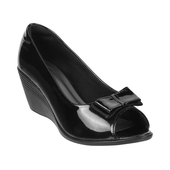 Women Black Formal Peep Toes