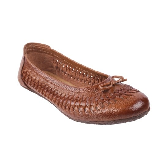 Women Rust Casual Ballerinas