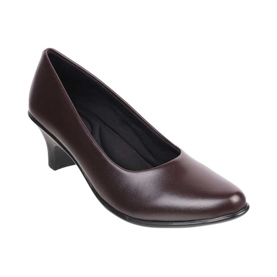 Women Brown Formal Pumps