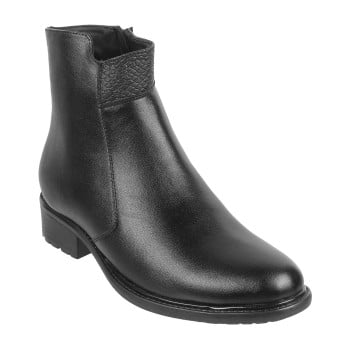 Walkway Women Black Casual Boots(SKU: 31-483-11-36)