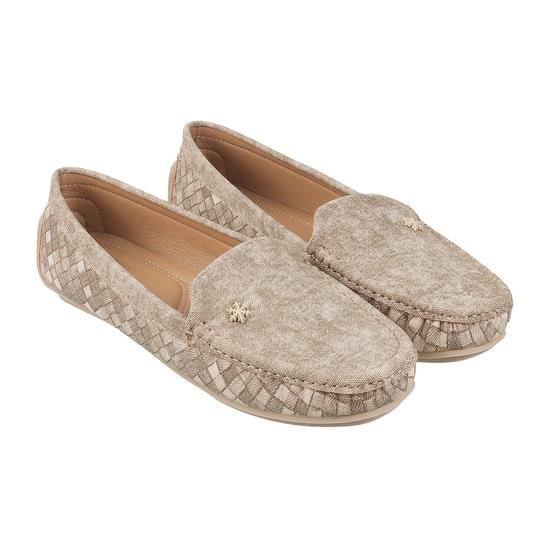 Women Khaki Casual Loafers