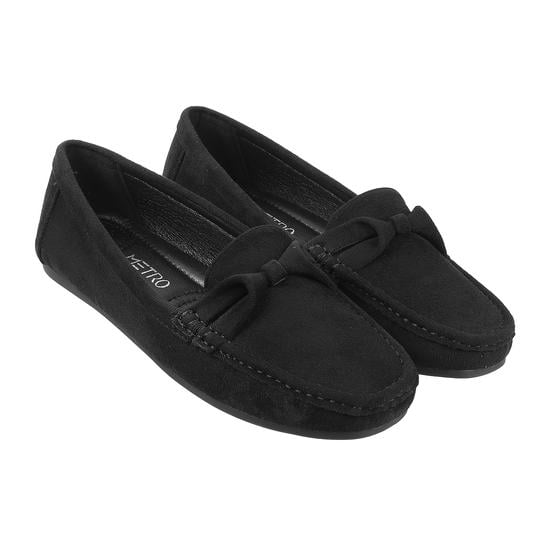 Women Black Casual Loafers