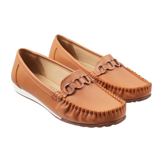 Women Tan Casual Loafers