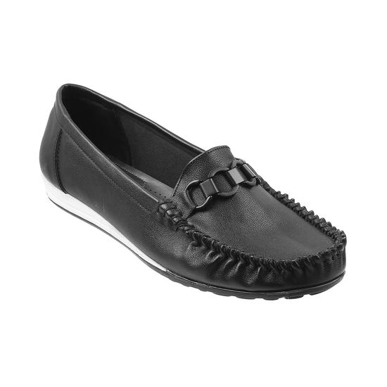 Women Black Casual Loafers