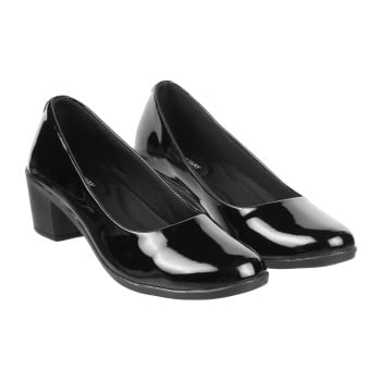 Walkway Women Black-pat Formal Pumps(SKU: 31-5122-31-36)