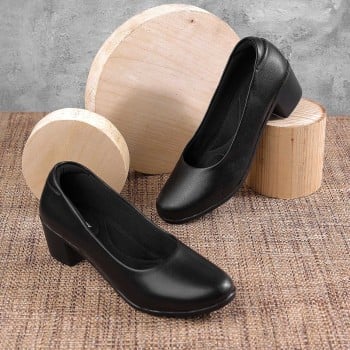 Walkway Women Black Formal Pumps(SKU: 31-5122-11-36)