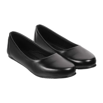 Walkway Women Black Casual Ballerinas(SKU: 31-5123-11-39)