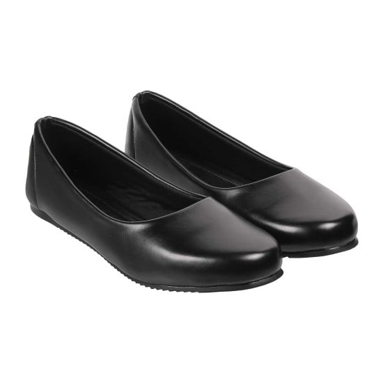Women Black Casual Ballerinas