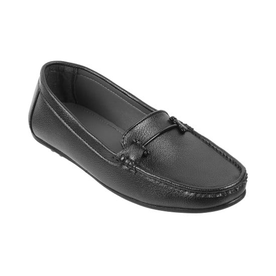 Women Black Casual Loafers