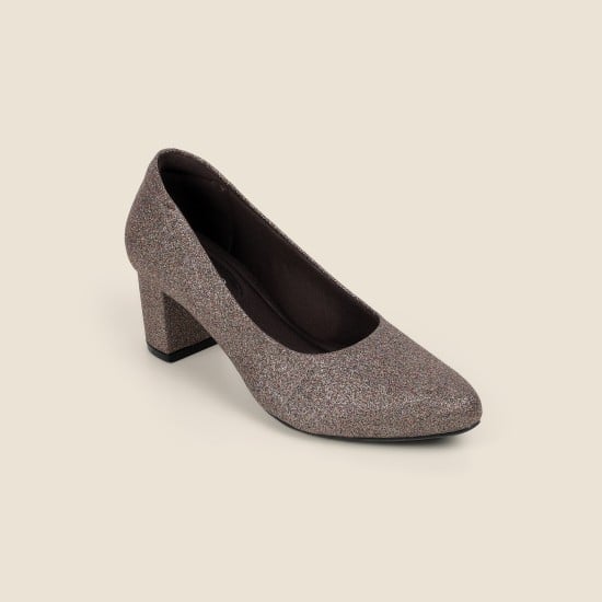 Women Bronze Formal Pumps