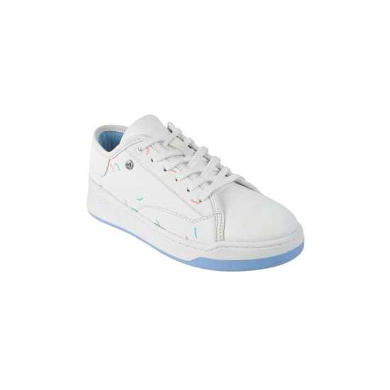 Women White Sports Sneakers