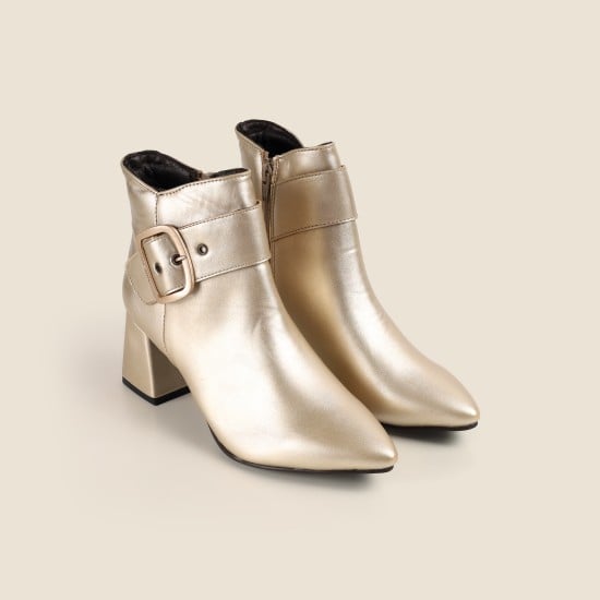 Women Gold Party Boots