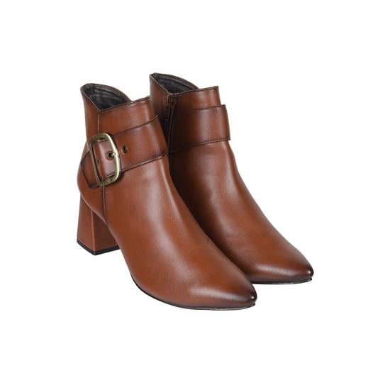 Women Tan Casual Boots