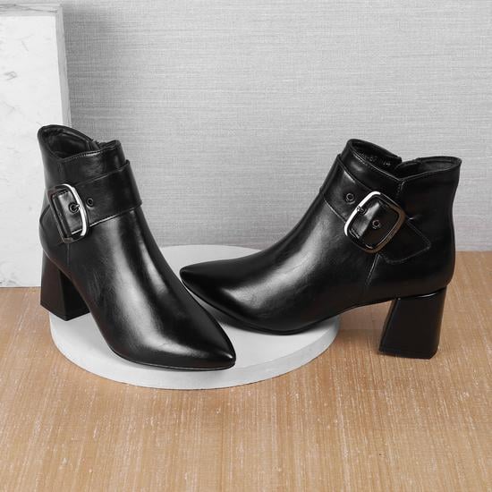 Women Black Casual Boots