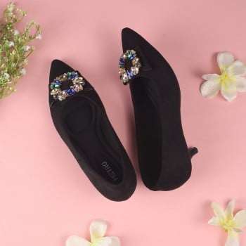 Metro Women Black Party Pumps(SKU: 31-606-11-36)