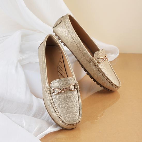 Women Beige Casual Loafers