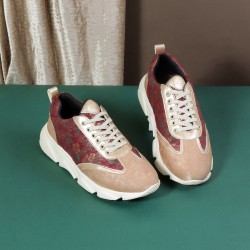 Women Maroon Casual Sneakers