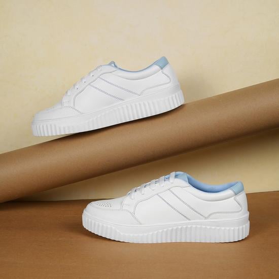 Women White Casual Sneakers