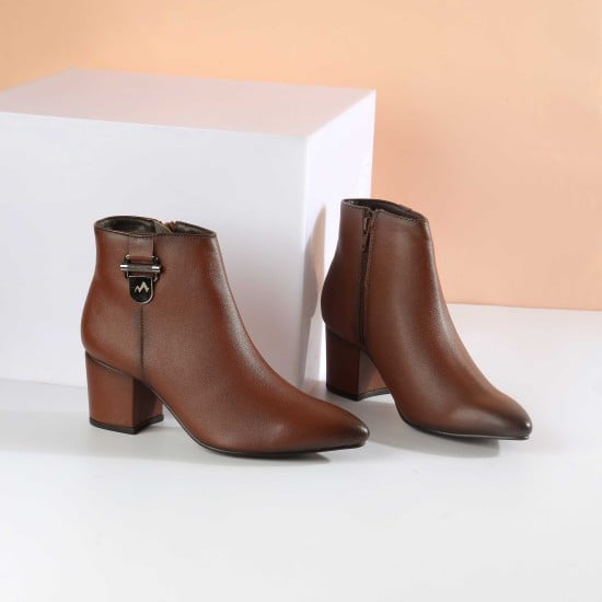 Women Tan Party Boots
