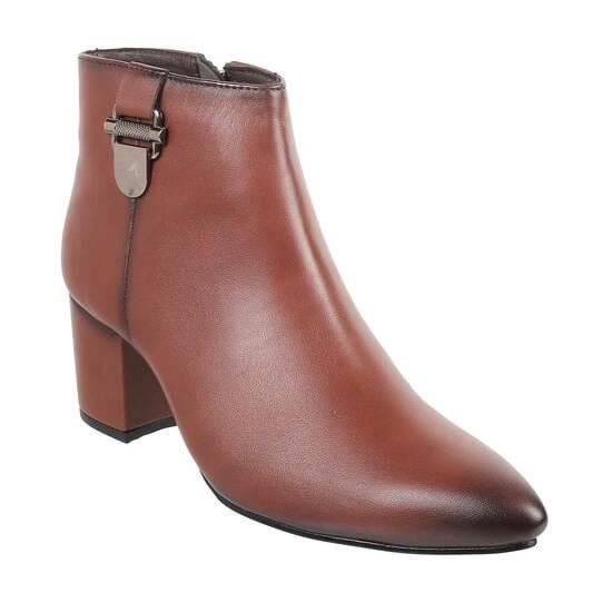 Women Maroon Party Boots