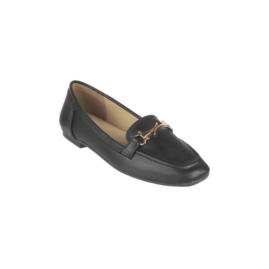 Women Black Casual Ballerinas