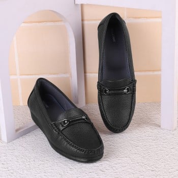Walkway Women Black Casual Ballerinas(SKU: 31-678-11-36)