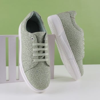 Walkway Women Green Casual Sneakers(SKU: 31-681-21-38)