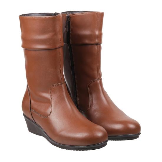 Women Tan Party Boots