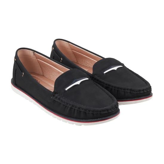 Women Black Casual Loafers