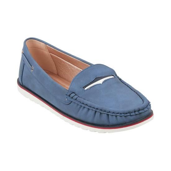 Women Blue Casual Loafers