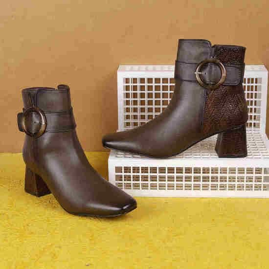 Women Brown Formal Boots