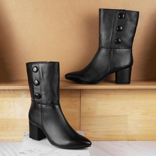 Women Black Formal Boots