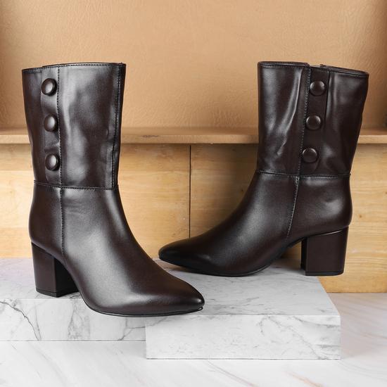 Women Brown Formal Boots