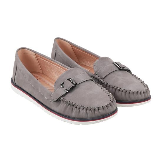 Women Grey Casual Loafers