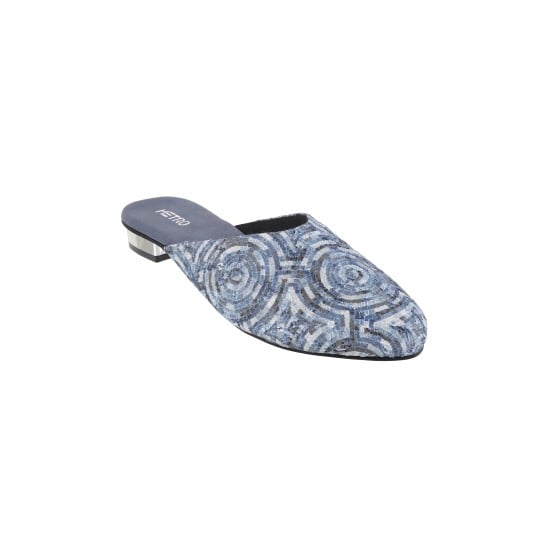 Women Blue Casual Slip Ons