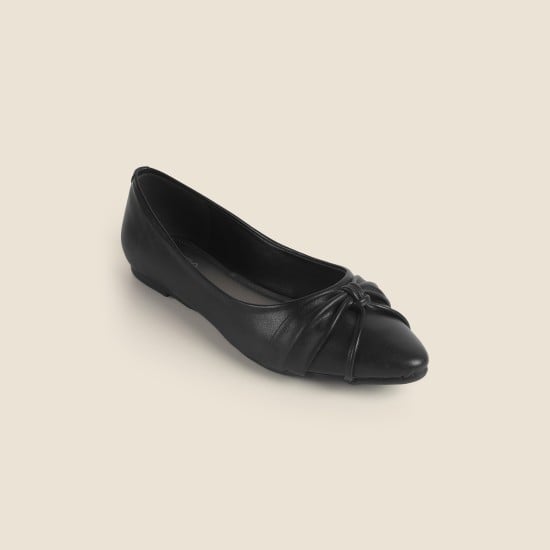 Women Black Casual Ballerinas
