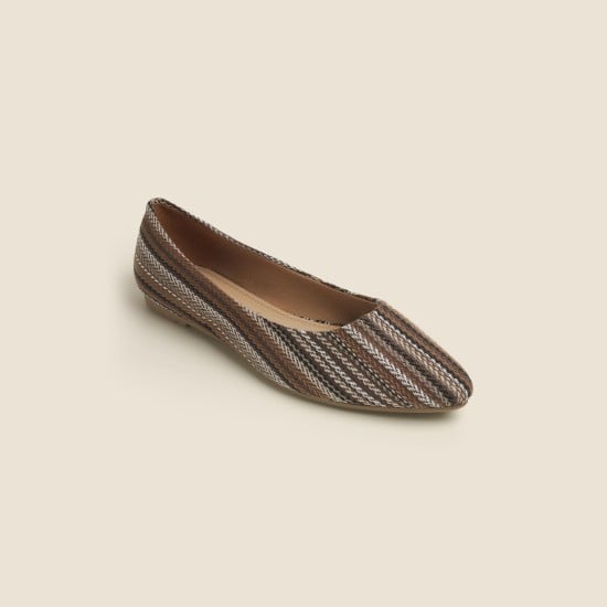 Women Brown Casual Ballerinas