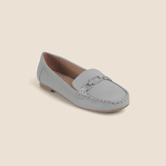 Women Grey Casual Loafers