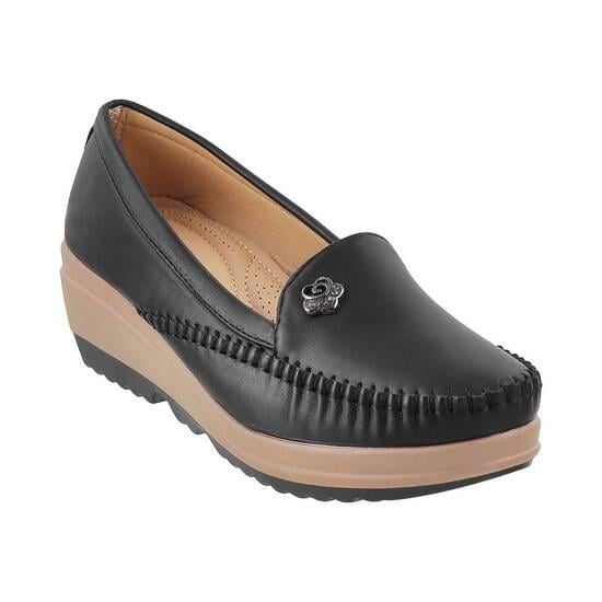 Women Black Casual Loafers