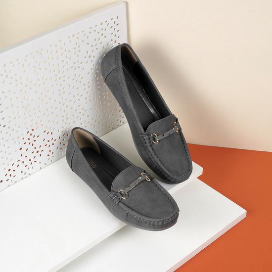 Women Grey Casual Loafers