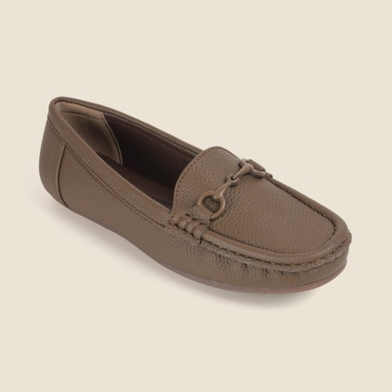 Women Brown Casual Loafers
