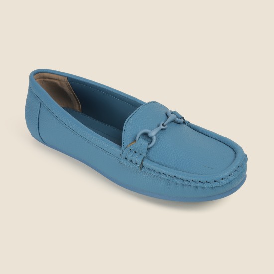 Women Blue Casual Loafers