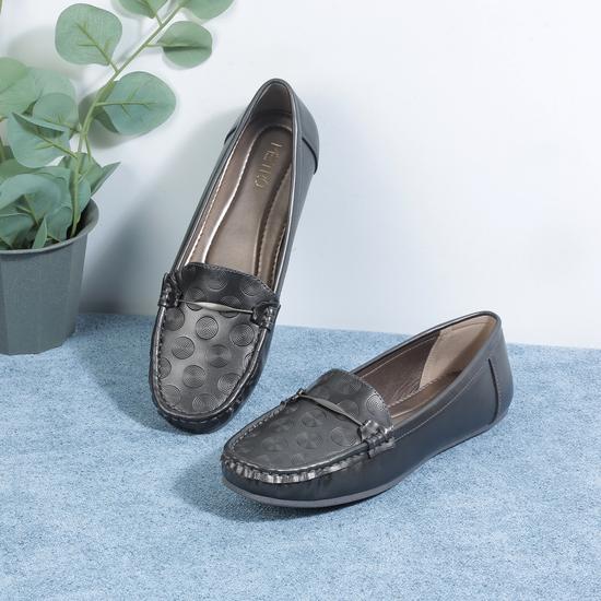 Women Gun-metal Casual Loafers