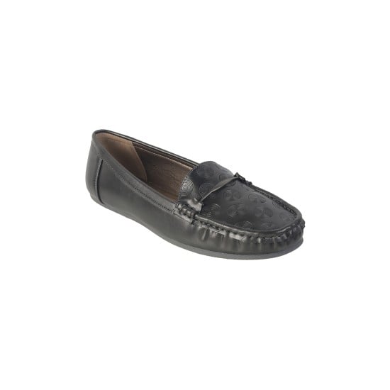 Women Gun-metal Casual Loafers