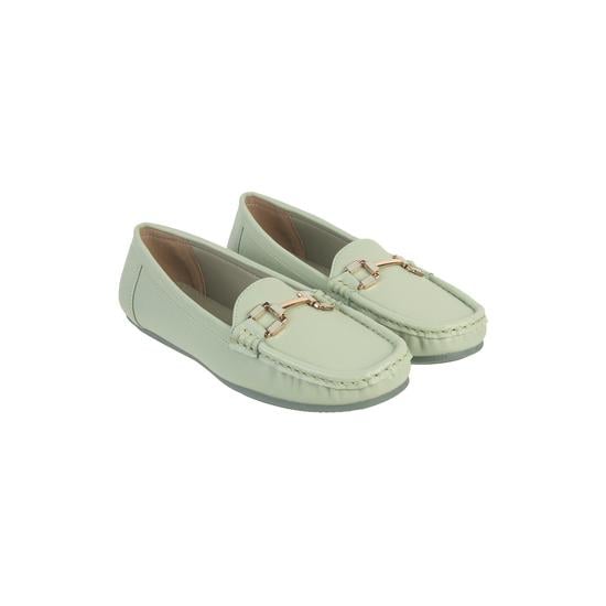 Women Green Casual Ballerinas